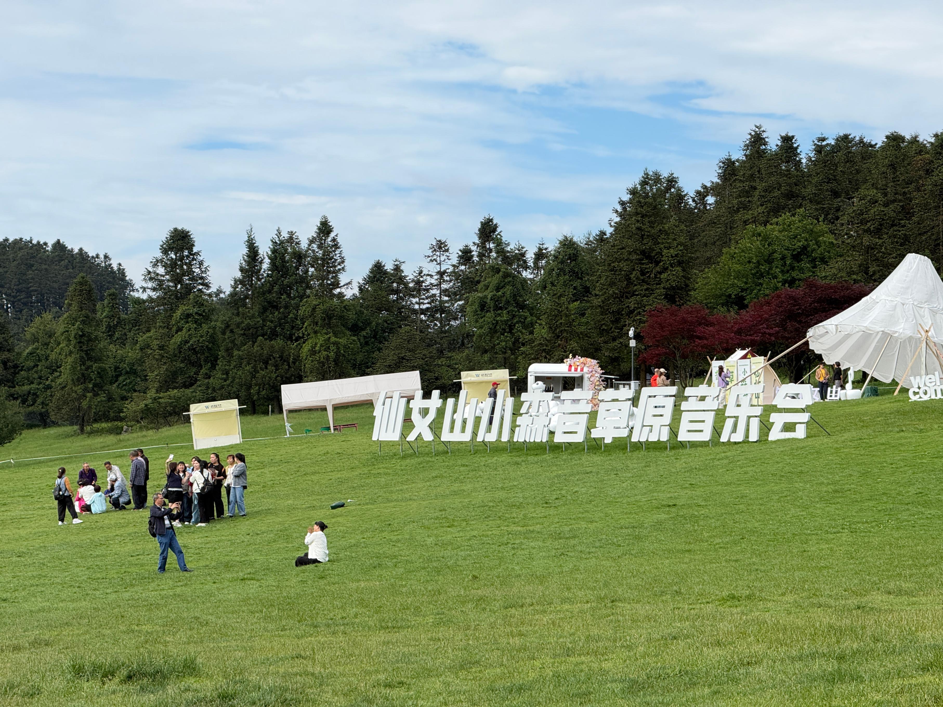 仙女山森林公園內(nèi)游客打卡拍照。人民網(wǎng)記者 歐陽(yáng)易佳攝
